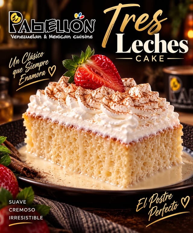 Tres Leches Cake.
