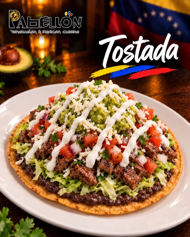 Veggie Tostada.