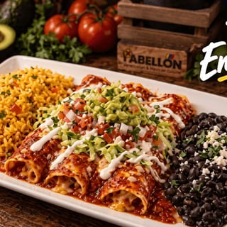 Red or Green Enchiladas