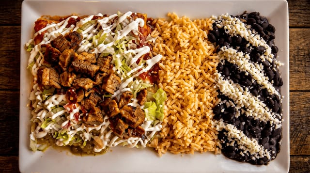Chilangas Enchiladas.