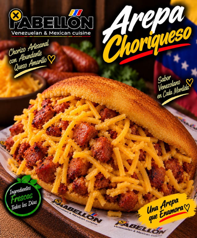 Arepa Choriqueso.
