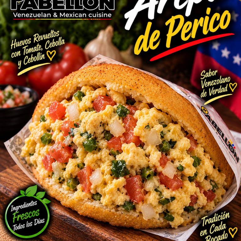 Delicious Arepas Await You